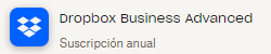 Licencia de DROPBOX Business Advanced
